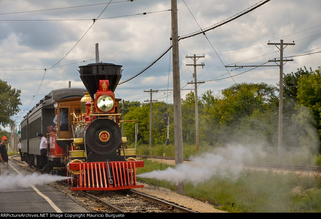 CPRR Leviathan Steam Locomotive